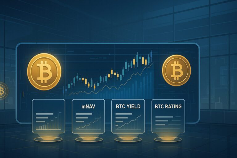 mNAV, BTC yield a ďalšie: Nový spôsob ako merať hodnotu Bitcoin firiem